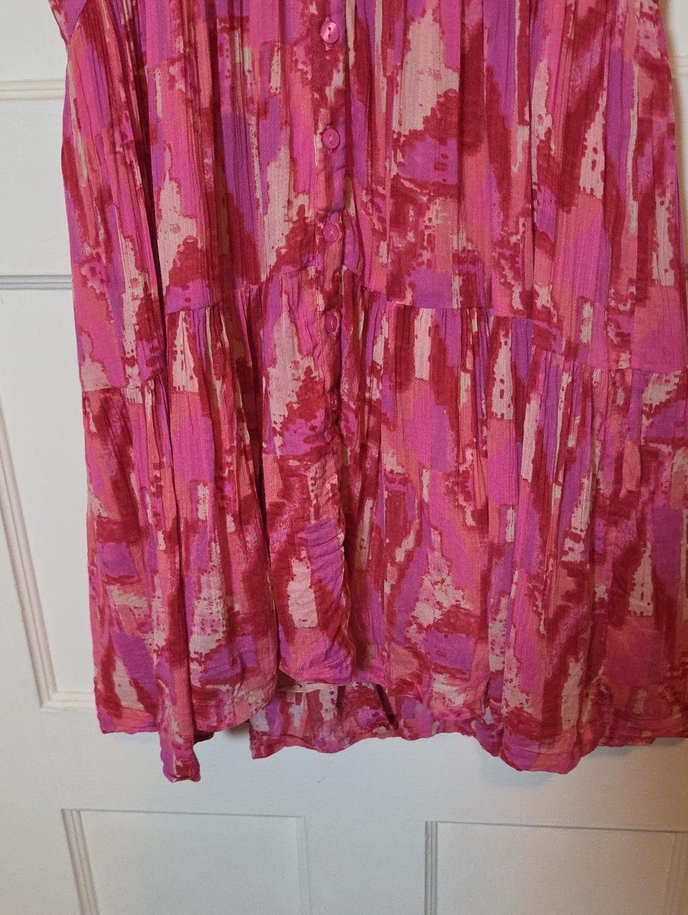 BA&SH Women's Talita Pink Printed Mini Dress Size Medium - Picture 10 of 16